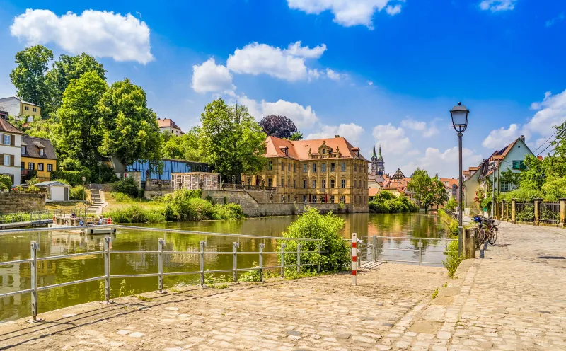 Bamberg, Old Town, Regnitz, Villa Concordia