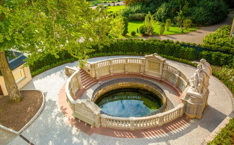 Historic Donaubach spring, Donaueschingen