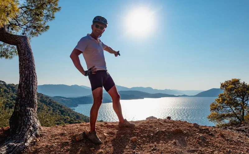 Simon, Poros island, sea, landscape