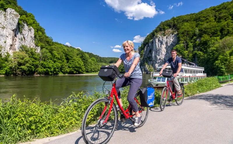 Cyclist Danube