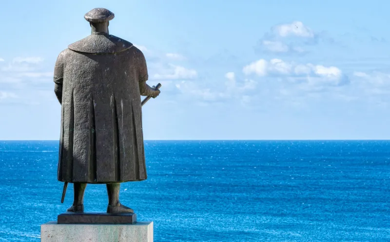 Statue of Vasco Da Gama in Sines