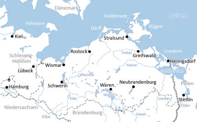 Cycle tours in Mecklenburg-Vorpommern