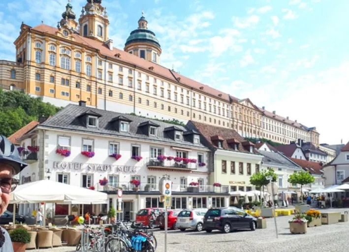 Melk Abbey and Hotel Stadt Melk