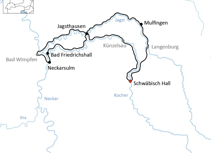 The Kocher-Jagst Cycle Route