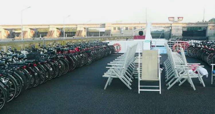 Rental bikes on the MS Normandie