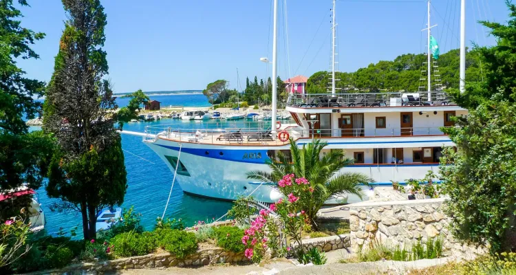 Boat and Bike in Croatia