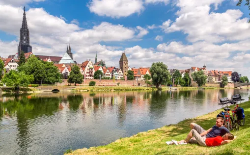 Radurlaub an der deutschen Donau