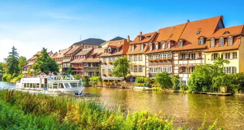 Bamberg, Regnitz, Boat