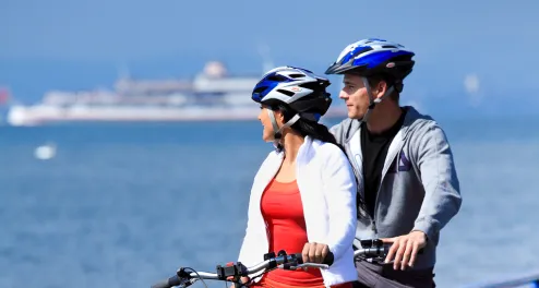 Kurze Fahrradtour um den Bodensee